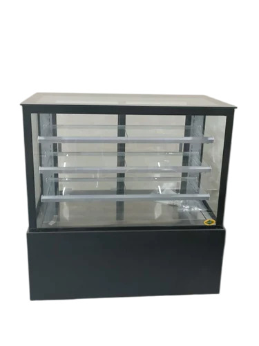4 Feet Cold Display Counter - Color: Black