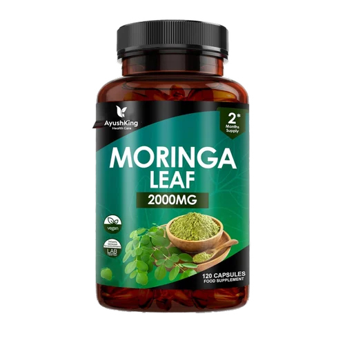 2000Mg Moringa Leaf Capsules - Age Group: Suitable For All