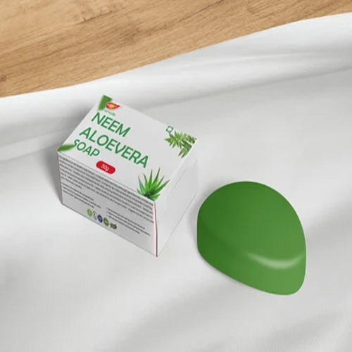Aloe Vera Neem Bath Soap - Color: Green