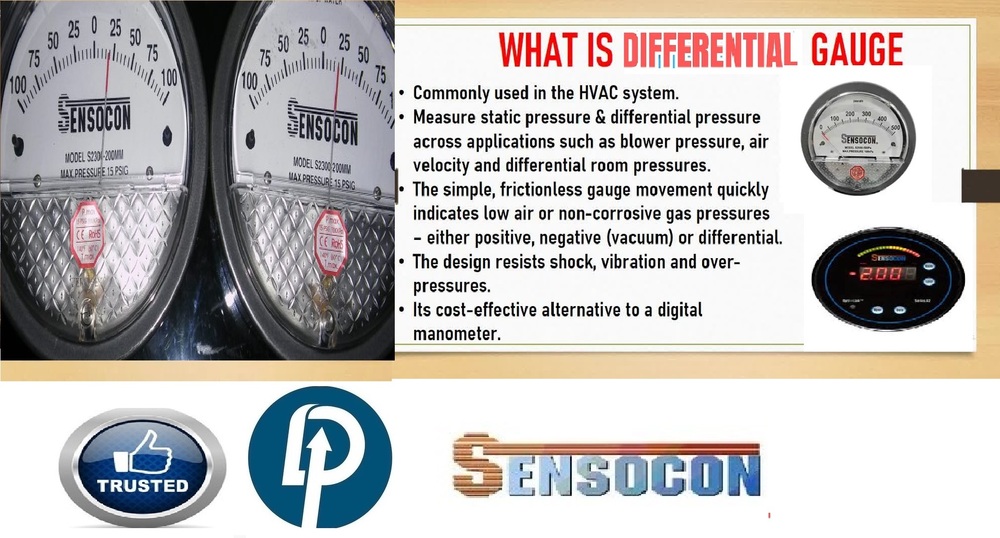 Sensocon Make Differential Pressure Gauge Near Dhenkanal Odisha