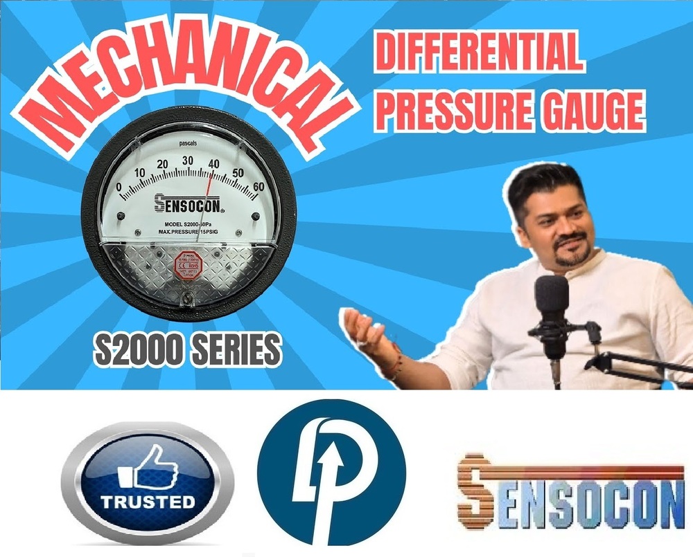 Sensocon Make Differential Pressure Gauge Near Dhenkanal Odisha