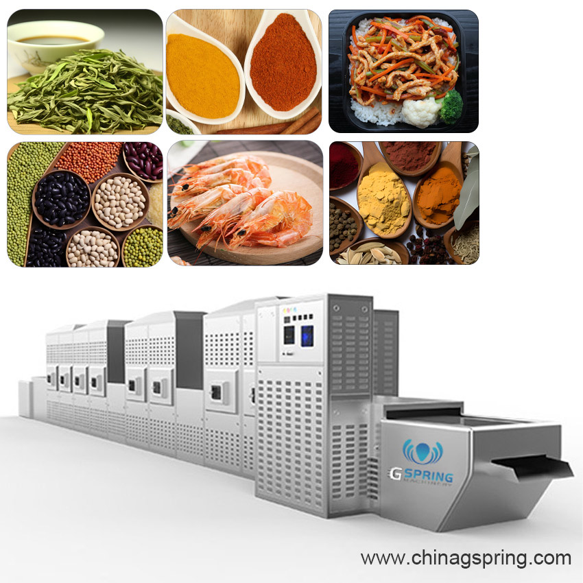 Industrial Microwave Dryer for Food Industry