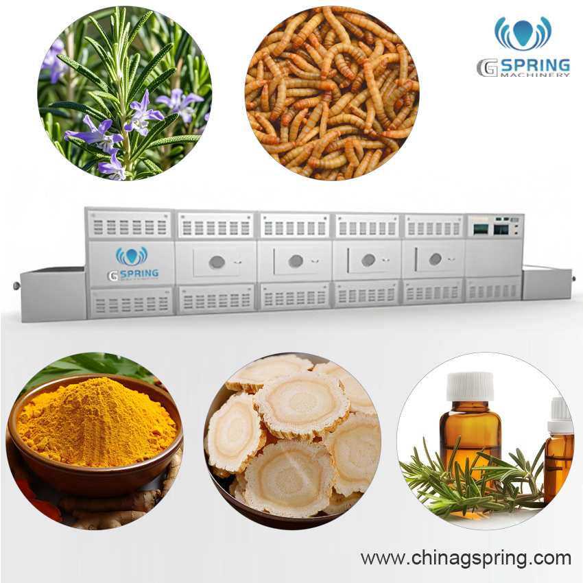 Industrial Microwave Dryer for Herbs & Pharma Industry