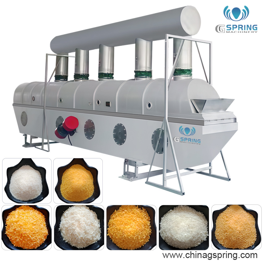 Industrial Fluid Bed Dryer Application for Bread Crumbs