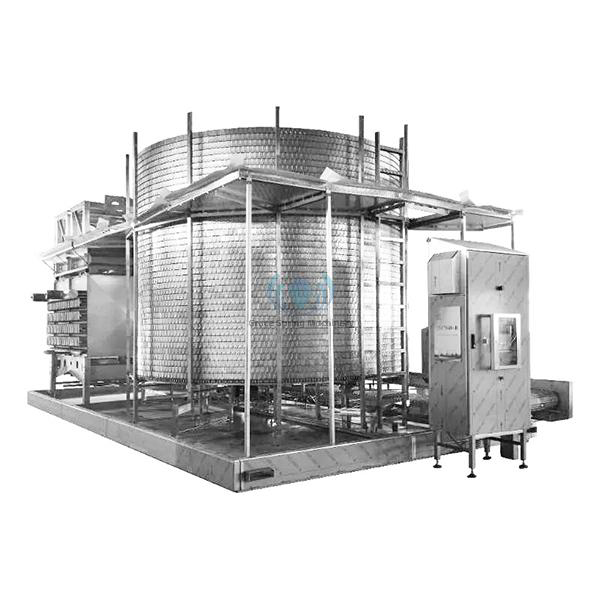 Self-Stacking Spiral Freezer