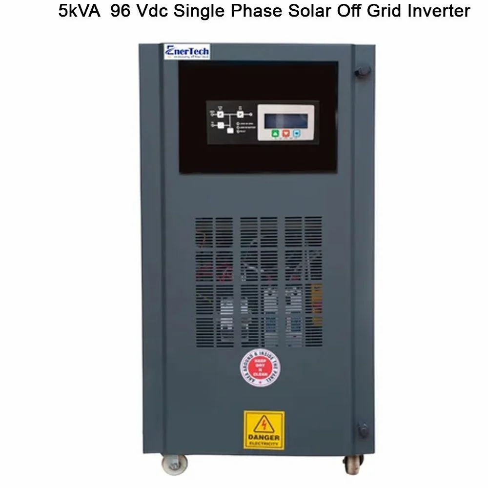 Enertech Above 4000 Va 5Kva 96 Vdc Single Phase Solar Off Grid Inverter - Application: Commercial
