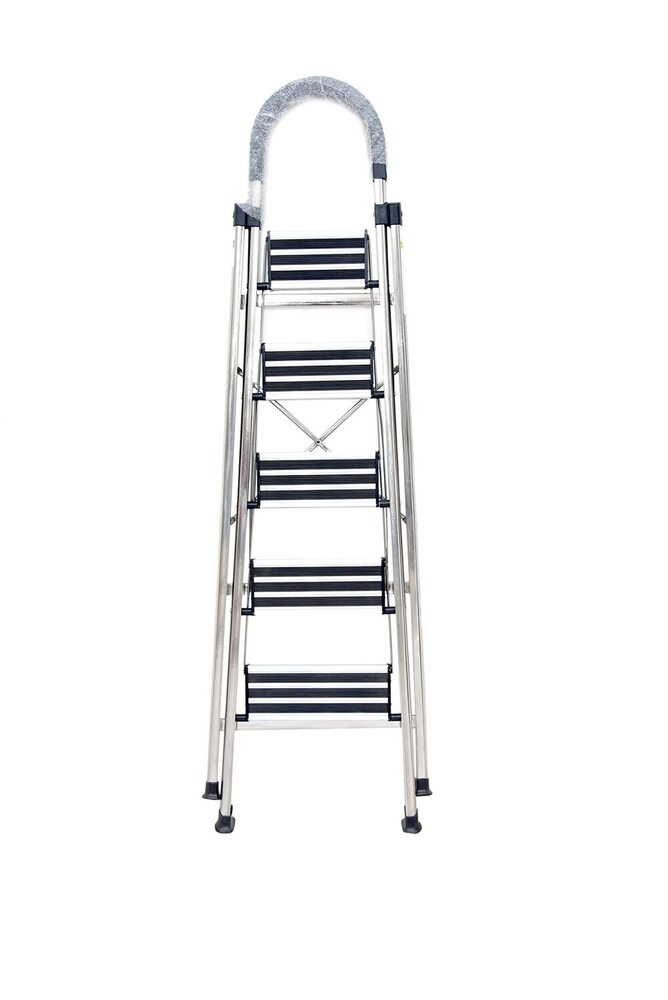 Stainless Steel 5 Step Ladder - Feature: Durable