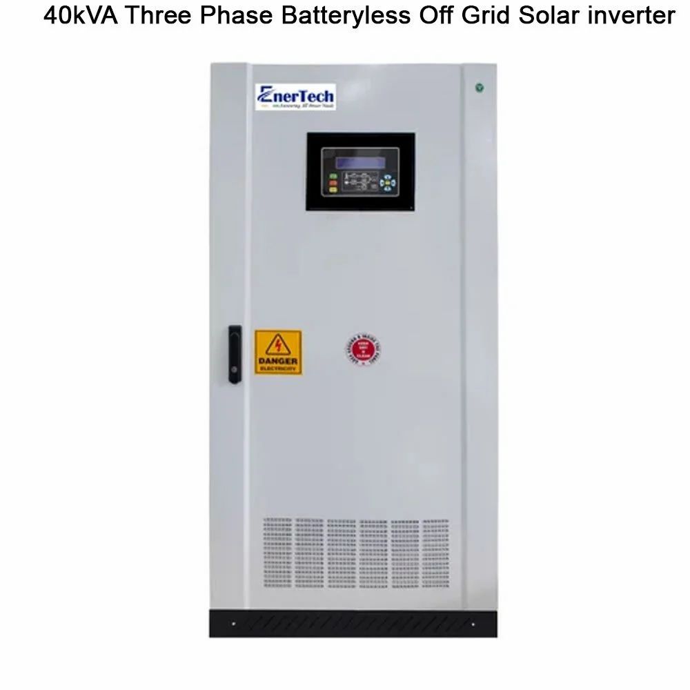 40Kva Three Phase Batteryless Off Grid Solar Inverter - Application: Industrial