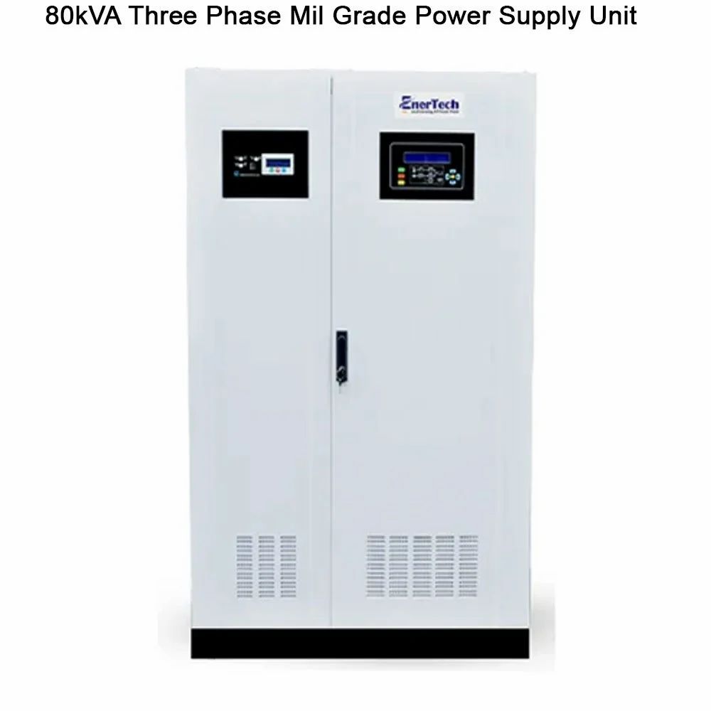 80kVA Three Phase Mil Grade Power Supply Unit