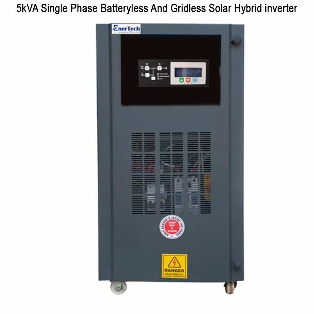 5Kva Single Phase Batteryless And Gridless Solar Hybrid Inverter - Application: Industrial