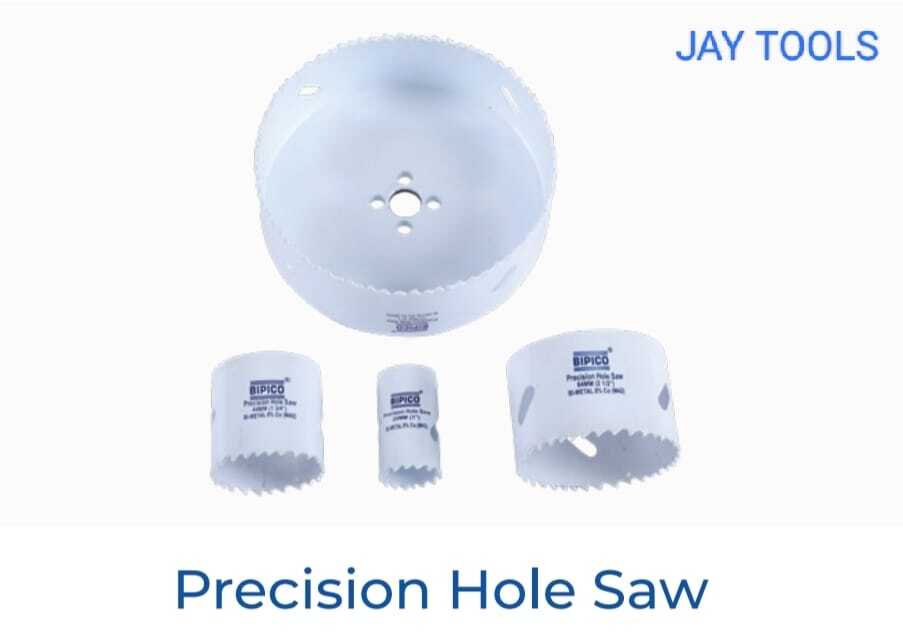 Precision Hole Saw - Color: White