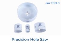 Precision Hole Saw - Color: White