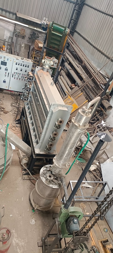 Biomass Pyrolysis Plant - Color: Silver