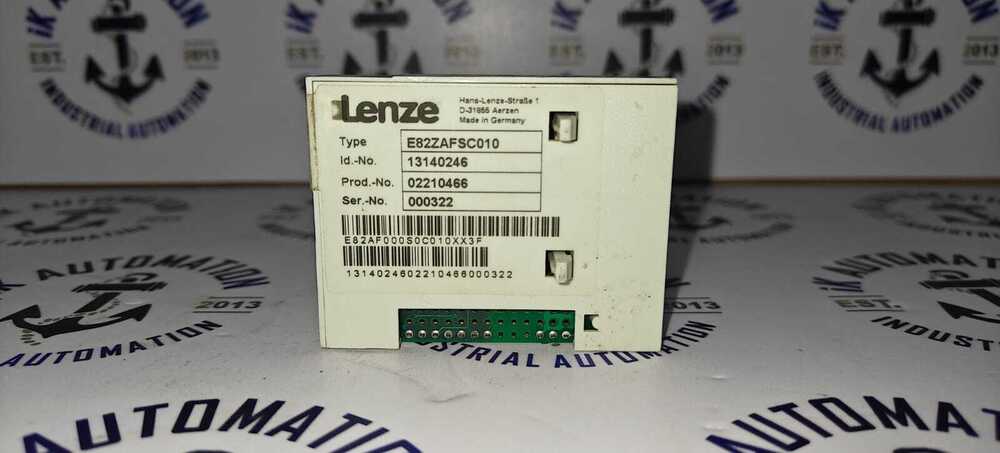 Lenze E82zafsc010 - Used Electric Drive, Compact Design, High Efficiency , Versatile Control Options For Industrial Applications