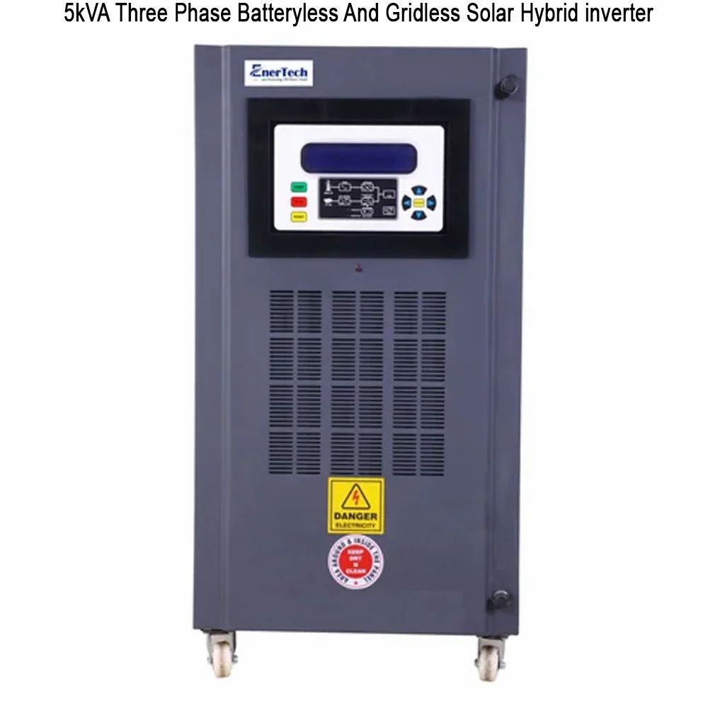 5Kva Three Phase Batteryless And Gridless Solar Hybrid Inverter - Application: Commercial