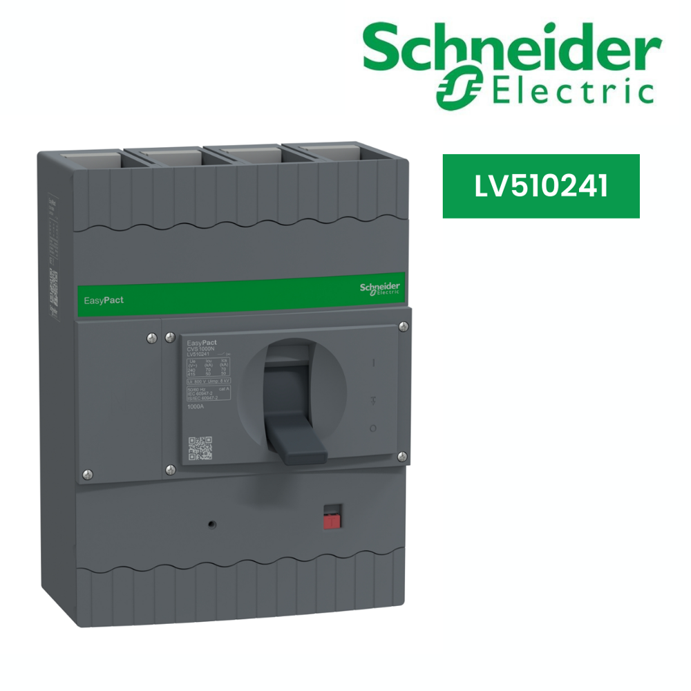 LV510241-circuit breaker, EasyPact CVS1000N, 50kA at 415VAC, ETS 2.3, 1000A, 4P 3d