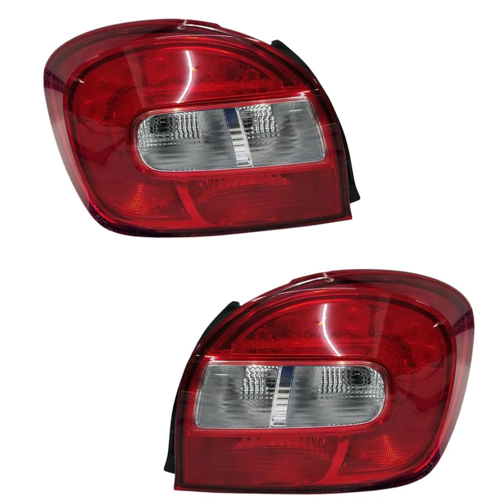 K D Tail Light For Maruti Baleno 2015-2022 (Right & Left Side) - Color: Red
