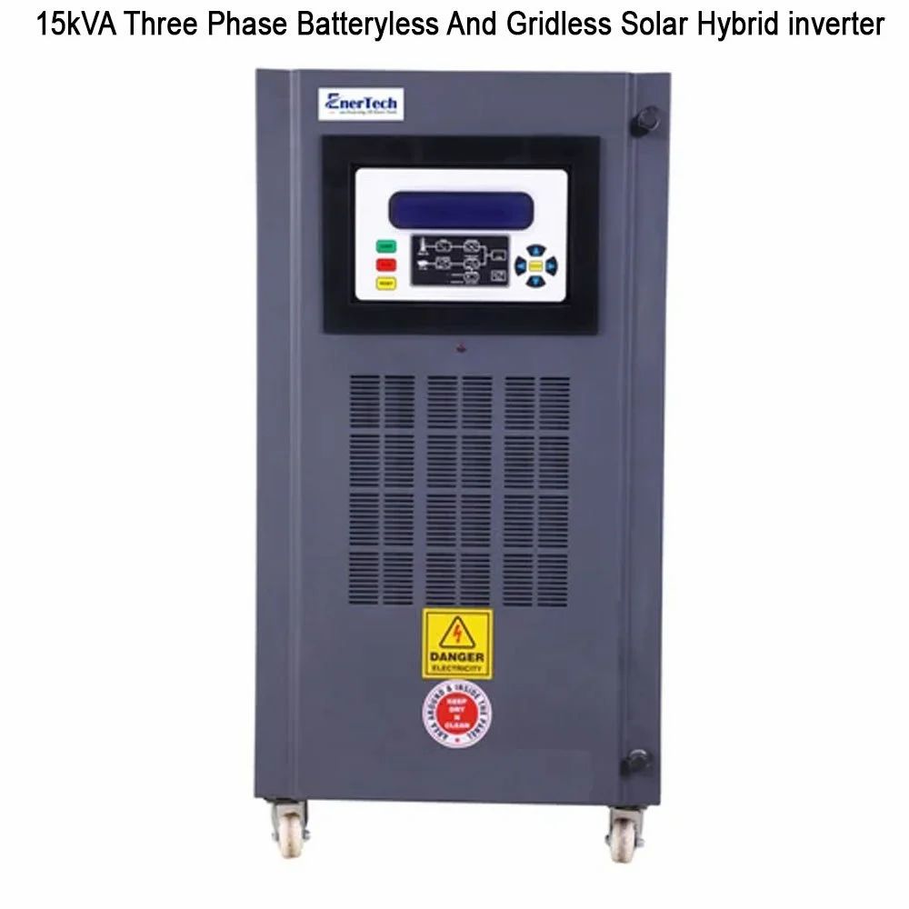 15Kva Three Phase Batteryless And Gridless Solar Hybrid Inverter - Application: Commercial