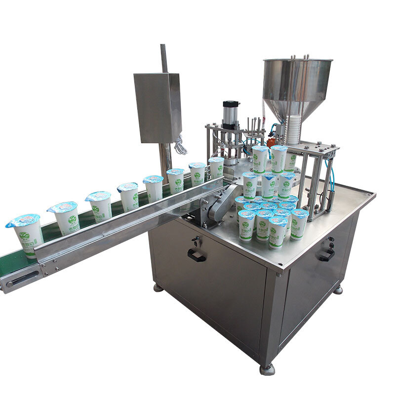 Industrial Rotary Cup Filler Machine - Filling Material: Liquid