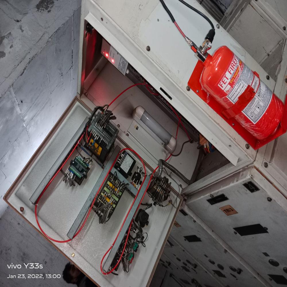 Tube Based Gas Suppression System - Application: Electrical Cabinate