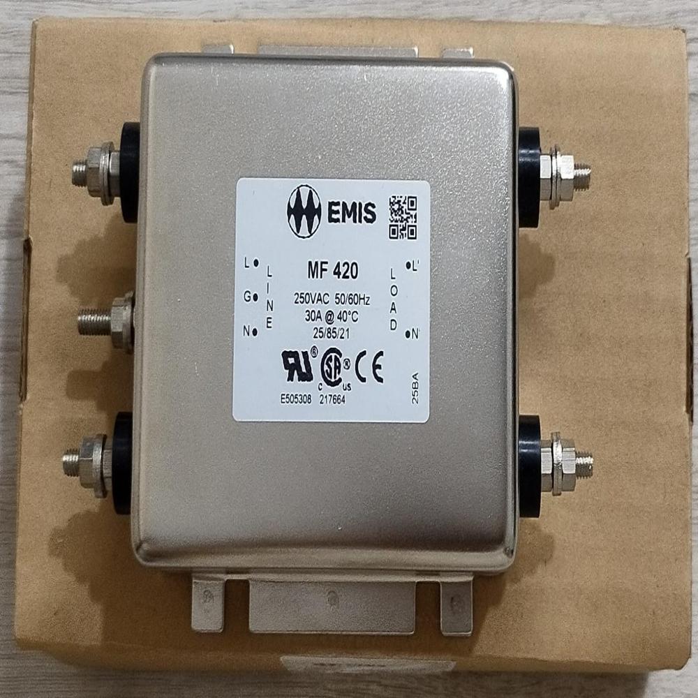 Emi Filters Emis Mf 420 250vac 50/60hz 30a. - Color: Silver
