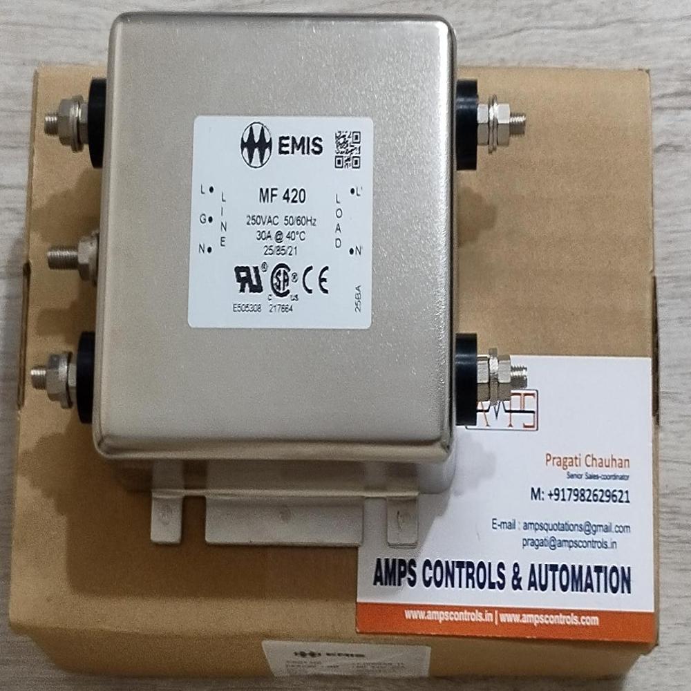 Emi Filters Emis Mf 420 250vac 50/60hz 30a. - Color: Silver