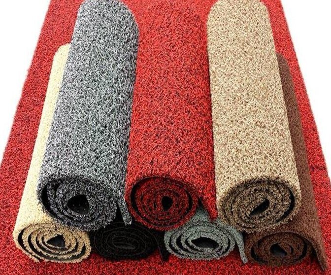 Cushion Mat - Polypropylene, 12mm Thickness, Rectangular, Blue | Anti-slip Pvc Dots, Quick Drying, Water Absorbent, Machine Washable