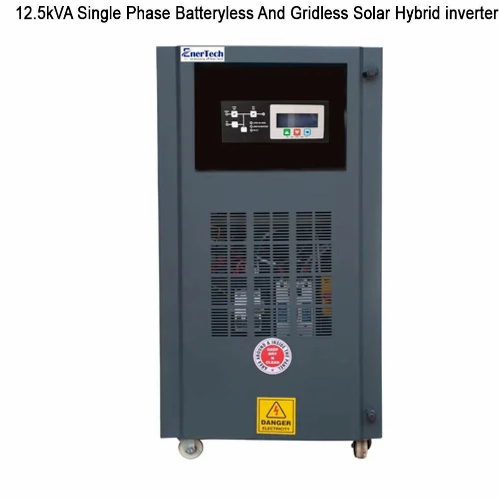 12.5Kva Single Phase Batteryless And Gridless Solar Hybrid Inverter - Application: Commercial