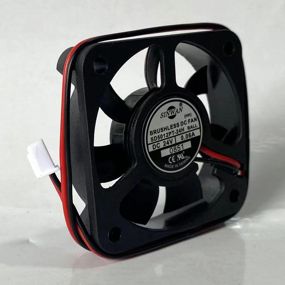 SINWAN SD5012PT-24H Inverter Fan SD5012PT-24H DC24 0.06A 5010mm Inverter Cooling Fan for SD5012PT-24H Fan