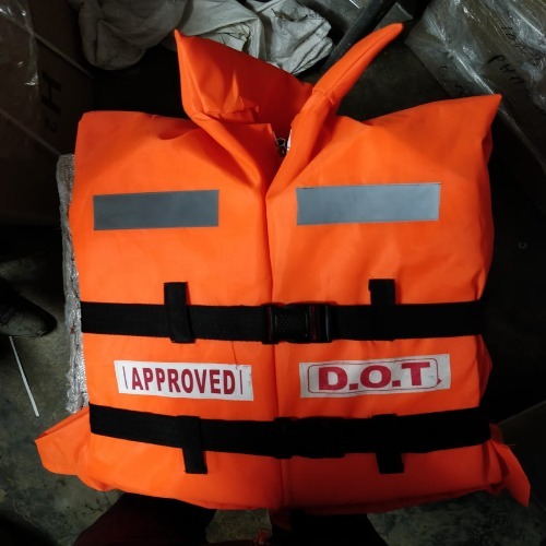 Swimming Pool Life Jacket - Waterproof, Manual Inflator, Bright Orange Color | High Visibility Safety Gear With 1-year Warranty