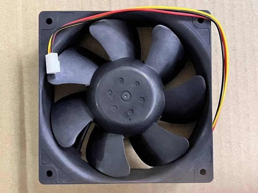 Servo Cndc24z7c-042 Axial Fan 24v-0.37a Dc Brushless Air Cooling Fan 12038 3pin Fan With Heat Sinks All In One Cooler (Black) - Color: Black