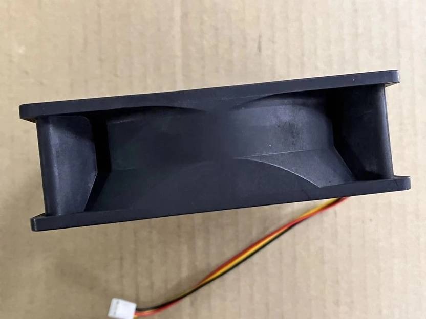 Servo Cndc24z7c-042 Axial Fan 24v-0.37a Dc Brushless Air Cooling Fan 12038 3pin Fan With Heat Sinks All In One Cooler (Black) - Color: Black