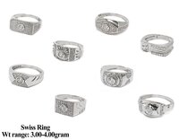 92.5 Silver Swiss Ring