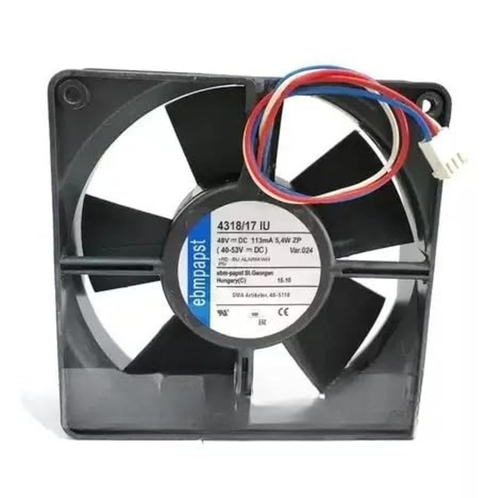 EBMPAPST 4318/17 IU Axial Fan 48V-113mA 5.4W DC Brushless Air Cooling Fan 2800 RPM 12032 3-Wire