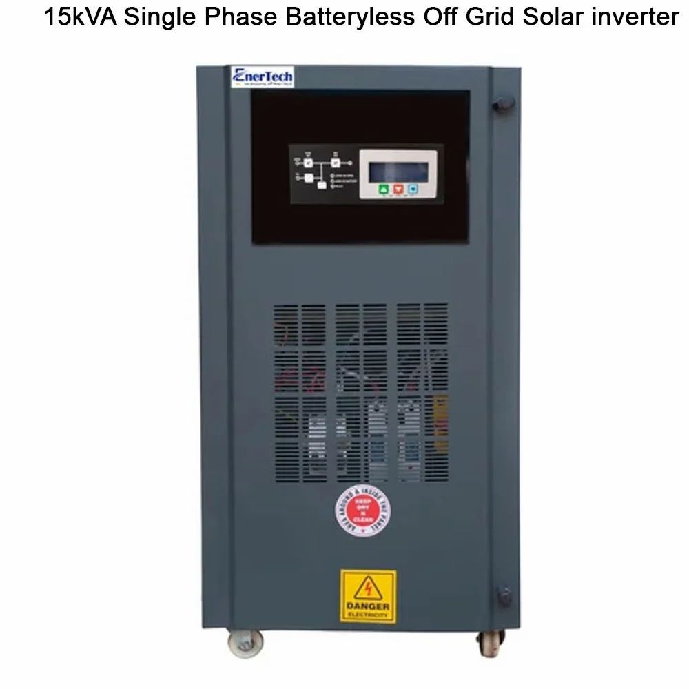 15kVA सिंगल फेज बैटरीलेस ऑफ ग्रिड सोलर इन्वर्टर