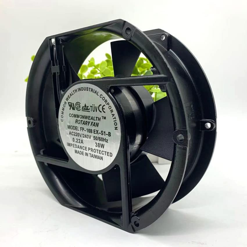 ROTARY FAN FP-108EX-S1-B 17251 172x150x51mm 220V 38W Cabinet Metal Heat-Resistant Cooling Fan