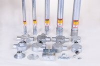 Electrical Conduit Fittings - Color: Sliver