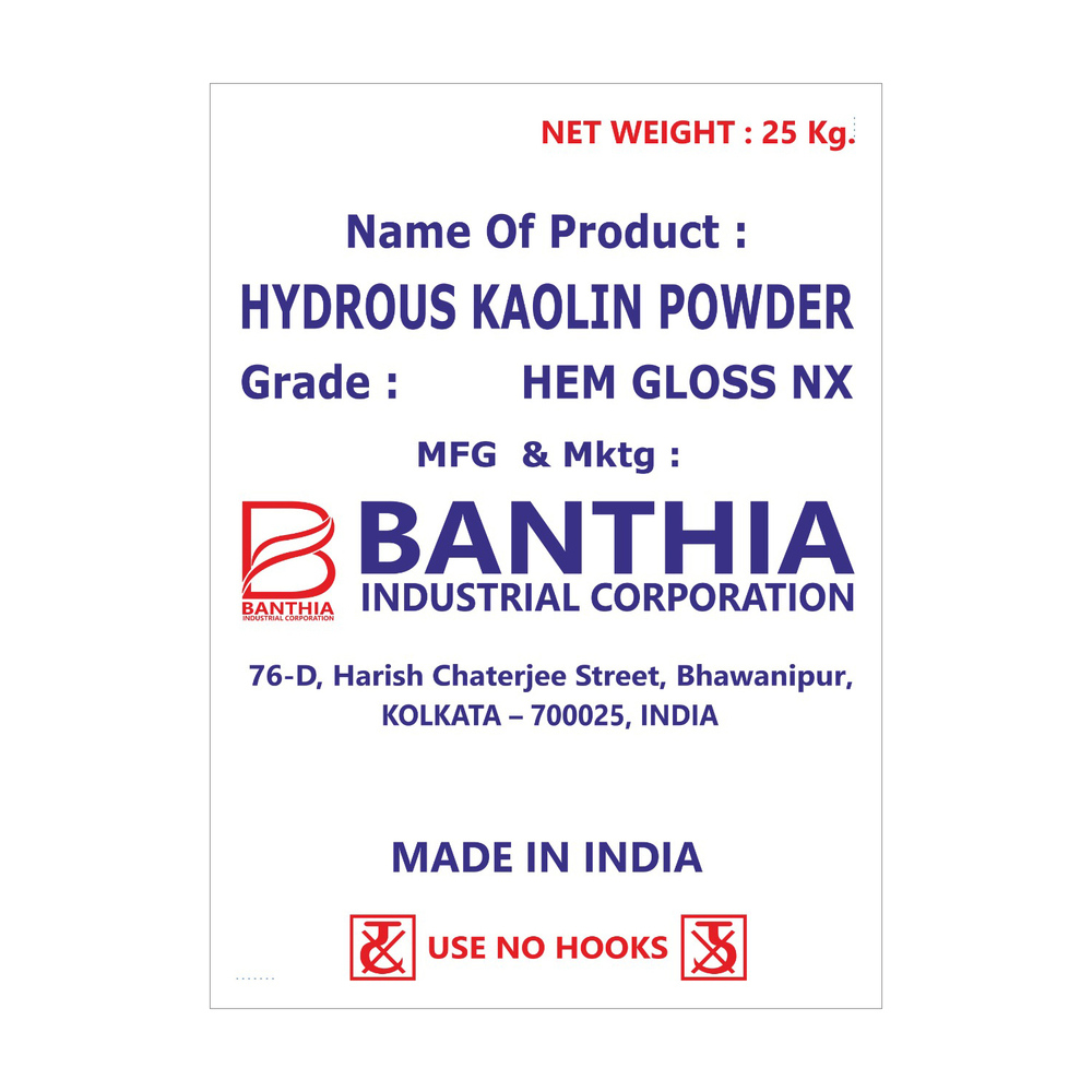 Hydrous Kaolin Powder - Color: Grey