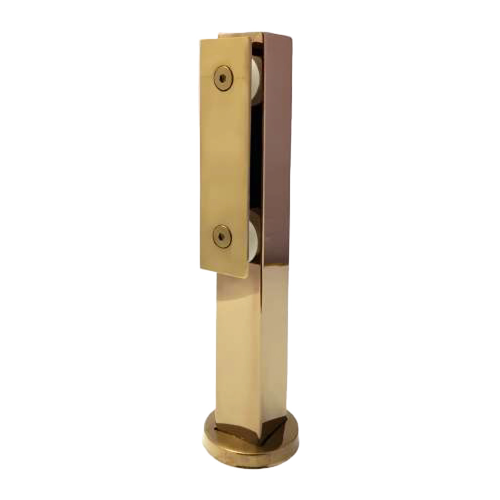 Sp-0002 40Mm Sqaure Plate Glass Railing Spigot - Color: Golden