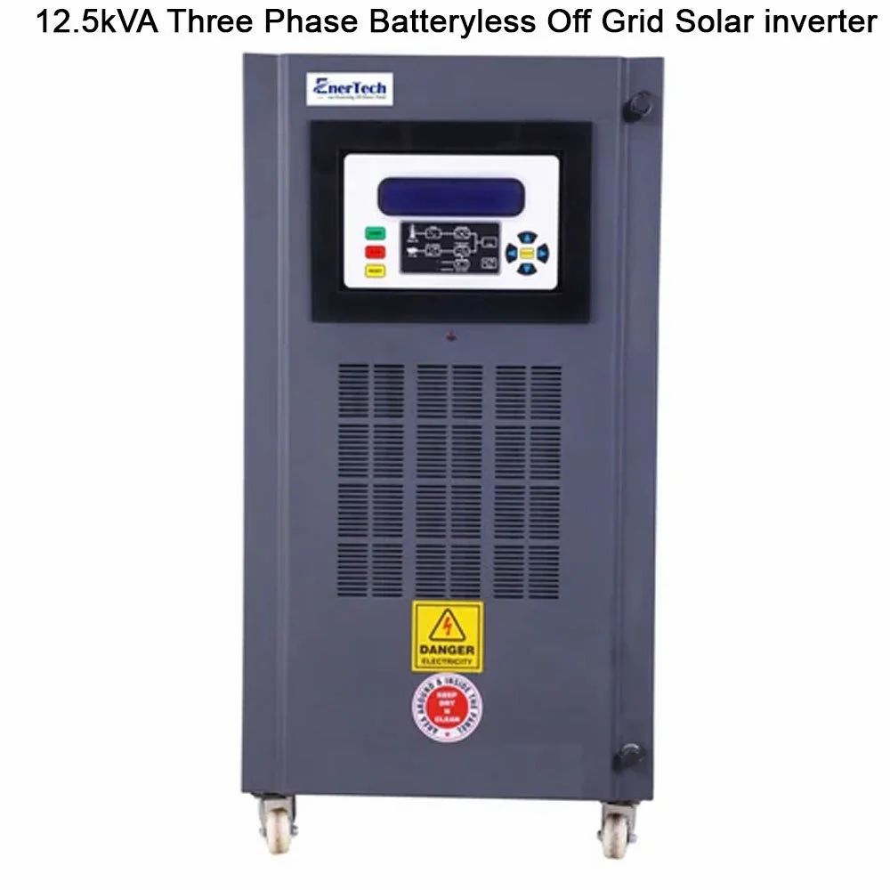 12.5Kva Three Phase Batteryless Off Grid Solar Inverter - Application: Industrial