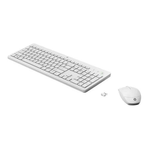 3L1F0AA HP Withe WirelessMaouse And Keyboard