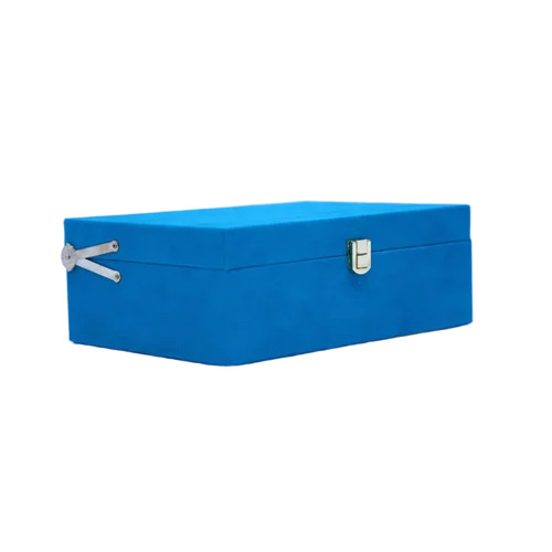 Mdf Trunk Box Gift - Color: Blue