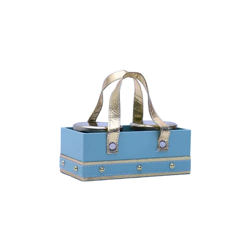 Blue Decorative Gifting Basket - Dimension (L*W*H): 20.3 X 10.2 X 7.6 Centimeter (Cm)