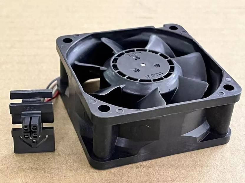 NMB-MAT 06025SA-24R-BU Axial Fan 24V-0.15A DC Brushless Air Cooling Fan 6025 Pin Fan with Heat Sinks All in one Cooler  (Black)