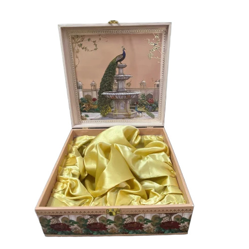 Mdf Dry Fruits Box - Shape: Square