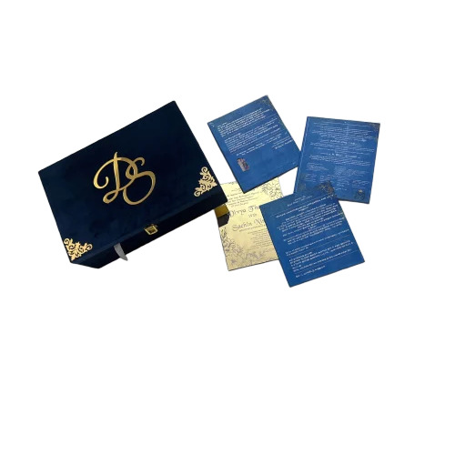 Luxury Wedding Invitation Box - Color: Black