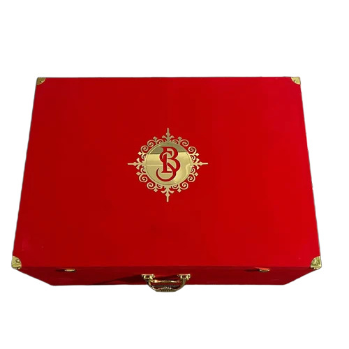 Bridal Lehenga Trunk Box - Color: Red