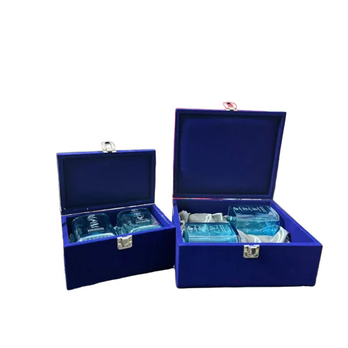 Two Win Glass Box - Color: Blue