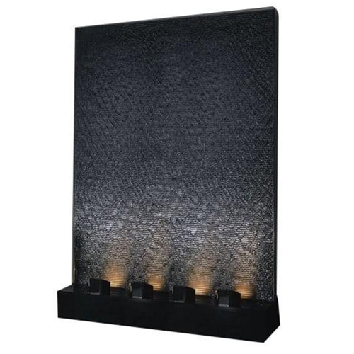 Aqua Fall Wall Fountains - Color: Black