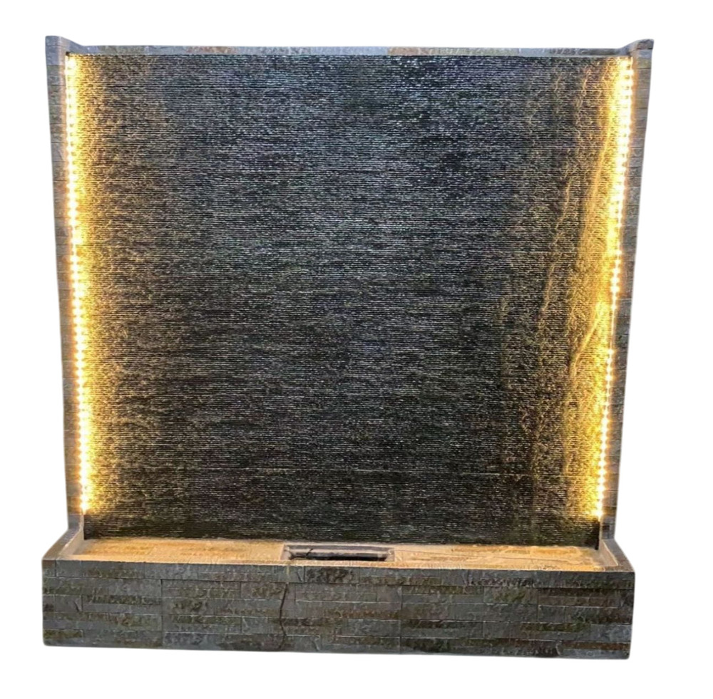 Mordern Wall Fountain - Color: Black